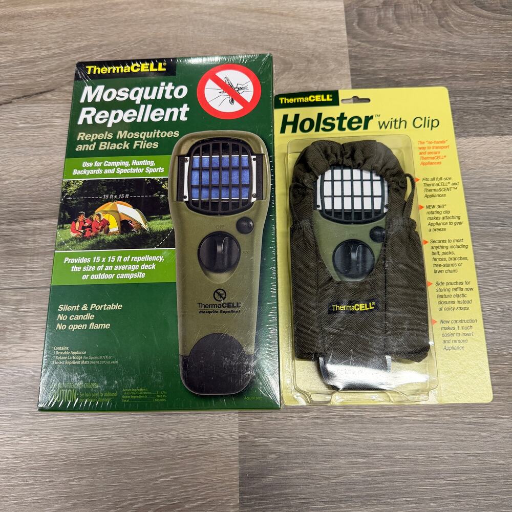 BUNDLE! ThermaCELL Mosquito Repellent Plus Holster with Clip